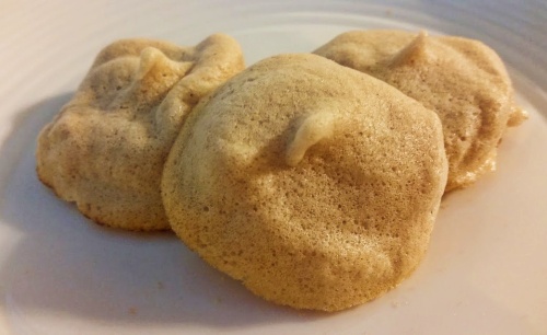 clean eating chai meringue cookies